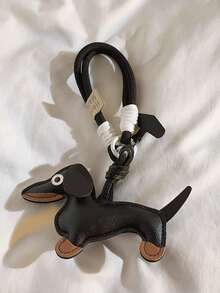 Creative And 3D Puppy Pendant Woven Nylon Short Hanging Rope Suitable For Phone Cases, Phone Pendants, Keychains, Headphones, Wristbands, Bracelets, Internet Celebrities, Fun And Cute Men's And Women's Styles