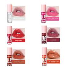 Set de 6 colores de brillo labial hidratante, lápiz labial líquido, lápiz labial multicolor, no pegajoso, alto rendimiento de color - Set de aceites labiales de 6 colores - Ver 7