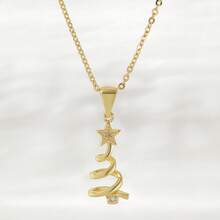 1pc Christmas Necklace, Winter Snowflake Santa Claus Tree Bell Pendant Fashionable Choker Necklace, Multifunctional Accessory - Cute Holiday Jewelry Gift For Women, Wearable Year-Round, Holiday Decor, Pendant, Collectible Accessory