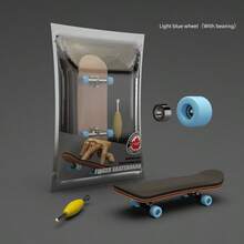 6-kolorowa deskorolka palcowa, miniaturowa fajna zabawka na palce, odblokuj zabawne wrażenia z jazdy, 6 żywych opcji kolorystycznych, kompaktowy model deskorolki, zabawka sportowa na palce, przenośna gra na palce, tworzywo sztuczne, realistyczny design deskorolki, akcesorium do jazdy na palcach, zabawka na czas wolny, kreatywny pomysł na prezent, zabawka do zabawy w pomieszczeniach - Wielokolorowe - Zobacz 16