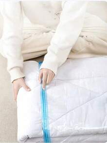 1-10 szt. worków kompresyjnych do podróży, akcesoriów podróżnych, worków oszczędzających miejsce, próżniowych worków do przechowywania niezbędnych rzeczy w podróży, organizerów do pakowania w podróży i domu (niebieskie) Przechowywanie ubrań Organizer na ubrania Zestaw toreb podróżnych Zestaw toreb do przechowywania w podróży Torba do pakowania Torba szkolna na powrót do szkoły Niezbędne rzeczy w podróży Organizer na plażę i wakacje letnie