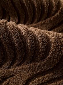 1件装毛绒羊羔绒沙发座垫套 - 防滑保暖座垫，适用于组合沙发，宠物友好型1/4沙发保护垫