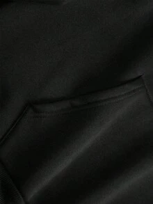 Sudadera con capucha gráfica de Pumping Iron - Sudadera de motivación para gimnasio para hombres y mujeres con capucha ajustable, bolsillo frontal, lavable aáquina, ajuste holgado, ropa casual de calle, ropa de culturismo, comodidad para todas las estaciones - Negro - Ver 3