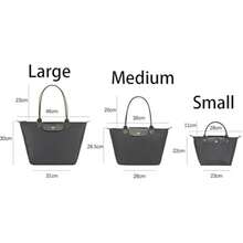 Genuine Leather Shoulder Bag For Women, Spacious Handbag With Large Capacity, Waterproof With Metal Zipper & Multiple Interior Compartments (Classic Navy) - 經典海軍藍 - 查看 4