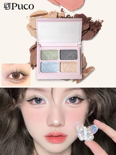  PUCO LIVE UP TO THE 世界系列 4 色眼影盘