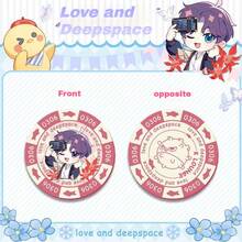 1pc Hot Game Love And Deep Space Chip Coins - Anime & Gaming Accessories - Acrylic Poker Chips - Tabletop Games - Party Supplies - Collection & Decor - Tabletop Game Accessories - Share Happy Moments With Friends - Multicolor - View 7