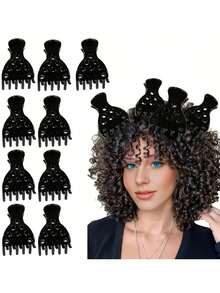 1pc/3pcs/6pcs,Hair Volume Clips, Root Clips For Curly Hair And Claw Clips For Thick Hair, Volume Styling Accessories, Root Lifter For Bouncy Curls, No-Crease Hair Root Lifters For Natural Volumes, Hair Styling Kit, Hair Tool Kit, Home Beauty Women Accessory Gifts ,Hair Styling Tools