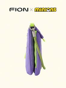 Minions Outdoor Sweat-Proof Running Cell Phone Bag Multifunction Nylon Cell Phone Holster Small Crossbody Bag Gym Fitness Cell Phone Key Holder Pouch Bag Casual Shoulder Bag - Purple - View 4