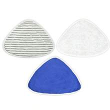 1/2/3pcs New Microfiber Replacement Pads, Multi-Color, Suitable For O-Cedar/ 100 Mops, High Absorbency, Strong Dust Removal, Machine Washable And Reusable, Suitable For Kitchen Floor Tile Cleaning Supplies. Back To School, Halloween, Christmas