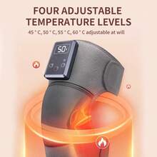 1pc/Pair Knee Massager With Heat And Vibration For Pain Relief,4 Heating & 3 Massage Modes, Adjustable For Knee/Elbow/Shoulder Pain Relief, Cordless Rechargeable Heating Knee Warmers Wrap,Gifts For Men Women - Nhiều màu - Xem 3