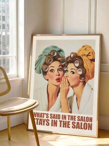 1 件复古美容院墙壁艺术、有趣的植物女士墙壁艺术“是的，我确实需要所有这些植物”，复古徒步旅行艺术印刷露营艺术励志山地艺术、卧室装饰、客厅装饰、办公室装饰、宿舍装饰、浴室装饰、墙壁艺术、墙壁装饰、家居装饰、房间装饰、帆布墙壁艺术、海报、带框架的墙壁艺术、可选框架 - 彩色 - 查看 5