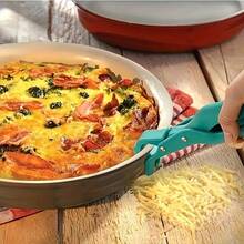 2 piezas de pinzas multiusos de cocina, soportes para ollas resistentes al calor y antideslizantes aptos para Instant Pot, microondas, freidora de aire - Herramientas de cocina esenciales en rojo y verde