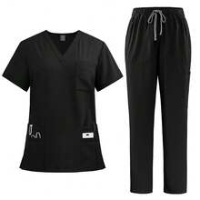 Scrub Sets - Black - View 1