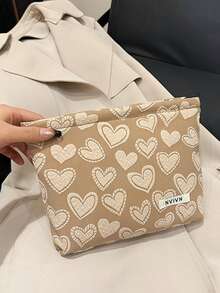 Bolsa Cosmética com Formato de Coração, Bolsa Nova de Alta Qualidade, Carteira com Suporte para Cartões de Grande Capacidade, Nécessaire Minimalista Casual para Senhoras, Presente de Feriado, Lembrança de Casamento, Bolsa de Armazenamento, Nécessaire de Maquiagem, Nécessaire de Maquiagem, Bolsa Cosmética, Organizador de Maquiagem, Viagem, Nécessaire de Maquiagem, Acessórios de Vaidade, Nécessaire de Maquiagem Pequena, Nécessaire de Maquiagem, Bolsa Cosmética, Grande Capacidade, Nécessaire de Maquiagem Grande, Presentes de Natal, Nécessaire, Viagem, Nécessaire, Clutch / Bolsa Pequena, Organizador de Maquiagem, Nécessaire, Suporte para Pincéis, Mini Nécessaire, Nécessaire de Grande Capacidade