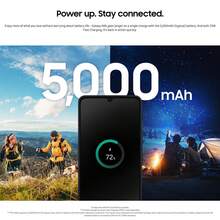 Samsung Galaxy A06 4G，5000万像素摄像头，Android 14操作系统，侧边指纹识别，5000mAh电池，不含充电器