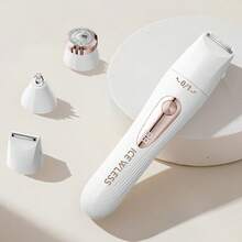1pc Multifunctional Shaver, 3-In-1 Ladies' Shaver, USB Rechargeable, Smart LCD Display, Home Underarm Epilator, Ladies' Home Eyebrow & Nose Hair Trimmer, Battery Capacity: 150mAh
