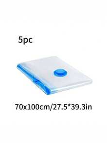 Bộ 10 túi đựng đồ nén chân không, túi trong suốt chất lượng cao đựng đồ dùng du lịch cần thiết, quần áo, chăn ga gối đệm, chăn, túi nén không dùng điện - Nhiều màu - Xem 13