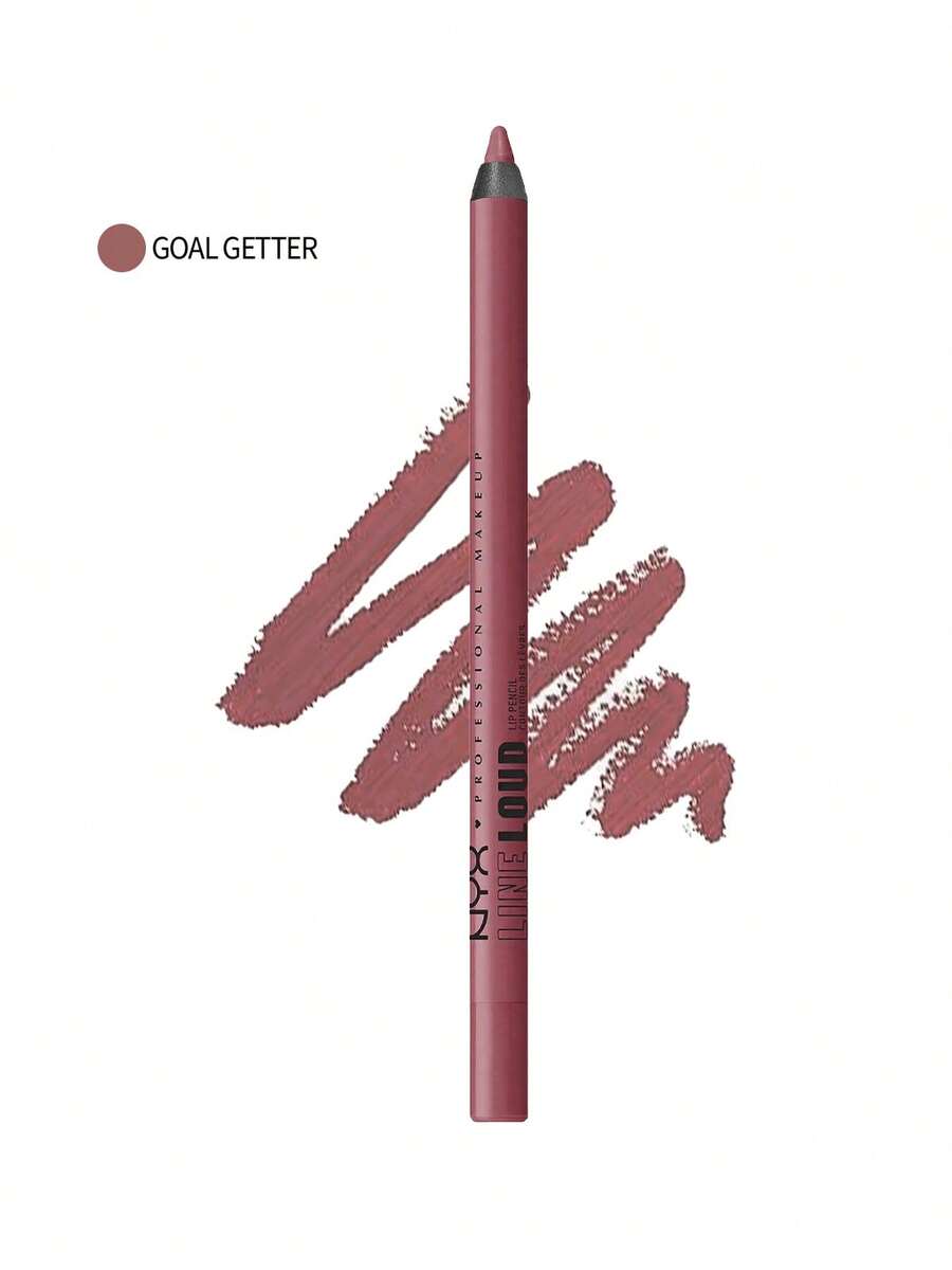NYX Kẻ viền môi Line Loud 15 Kẻ viền môi Goal Getter Makeup 0.042oz/1.2g Chất son kem lì, lên màu chuẩn, không lem, lâu trôi, thoải mái khi sử dụng, phù hợp cho bạn gái, vợ, mẹ, bạn bè, sinh nhật, tiệc tốt nghiệp, du lịch, cắm trại, ngoài trời, trường học, chuyến đi chơi trong khuôn viên trường, lễ kỷ niệm, mùa thu, mùa thu, Helloween, mùa thu, trông tươi sáng và táo bạo, cô gái nóng bỏng - 15 Người đạt được mục tiêu - Xem 1