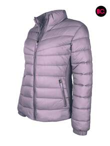 Chamarra Capitonada  Moda Dama Moderna Forro Peluche Moderna - Morado - Ver 6