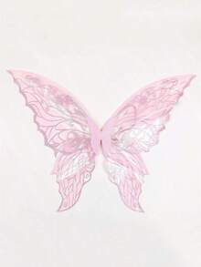 1pc Holiday Fairy Wings ,Carnival Festival Party Performance Props, Sparkle Butterfly Wing Wedding Costume Angel Wings For Women Carnival Dress Up Accessories,Hot Gold Dazzling Butterfly Wings Fairy Wings,Birthday Present Halloween Costume - Multicolor - View 10