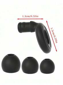 1 Pair Silicone Ear Plugs, Includes 2 Ear Plugs And 4 Replacement Accessories, Designed For Sleep And Sound Insulation, Non-Irritating. Noise-Proof And Snoring Blocking Earplugs For Night.