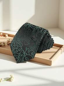 1pc Men's Premium Fashion Casual Necktie, Suitable For Daily Wear, Weddings, And Parties - A - View 2