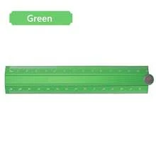 30cm Folding Ruler Simplified Aluminum Alloy Straight Ruler Students Multifunctional Drawing Measuirng Tool Metal Stationery Ruler