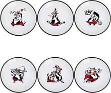 Super Cute Cartoon Animals Ceramic Sauce Dishes, Seasoning Dishes, Little Cat Dog Bird Feeding Bowls, Sushi Soy Dipping Bowls, Appetizer Plates, Dessert Plates-Cow-5 Inch,18562365 - 薄荷藍 - 查看 1