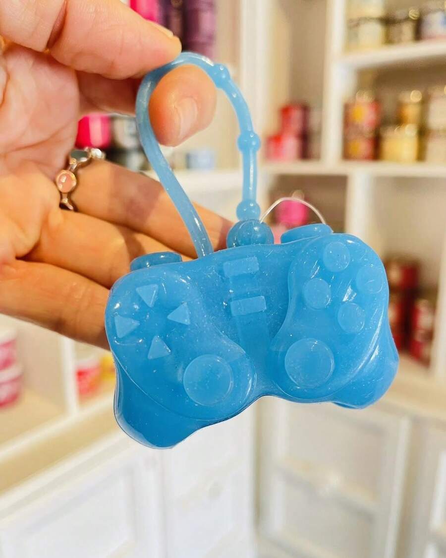 Plush Keychains - Gamer Blue - View 1