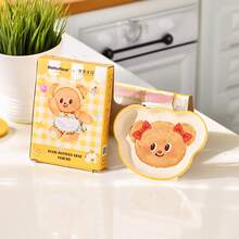 Cute Butter Bear Shaped Ceramic Dipping Sauce Dish, Appetizer Plate, Fruit Plate, Fries Plate, Snack Plate, Candy Dish, Cookie Plate, Trinket Dish, Suitable For Daily Use, Parties, Gifts - Multicolor - View 14