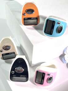 Nuovo contatore elettronico portatile, display LED ad anello elastico, mini contatore manuale, contatore per uso quotidiano di carte e imballaggi