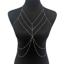 1pc Minimalist Multi-Layer Body Chain, Fashionable & Versatile Sexy Body Jewelry
