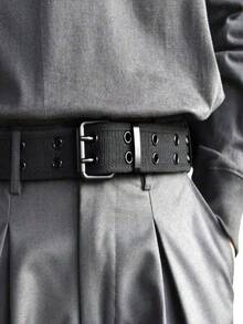 1pc Men's Nylon Breathable Canvas Belt With Tactical Military Buckle, Suitable For Teen Summer Casual Outdoor Athletic Or Vacation Travel Or Graduation Gifts Or Birthday Dress Accessories Or Daily Wear School