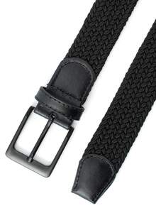 1pc Men's Stretch Woven Belt, Multiple Colors Available, No-Drill Elasticity Belt, Fashionable Casual Golf Belt For Daily Wear Summer, School Casual, Business, Boyfriend Husband Father Dad Men Gift, Daily Wear, Fashion, Teen, Outdoor, Vacation, Athletic, Travel, Street, Boho, Vintage Fall, Autumn, Halloween Autumn-Winter Accessories,Suitable For Teens, Youth,Men,Casual, Outdoor, Athletic, Vacation, Graduation Gifts, Birthday, Daily Wear