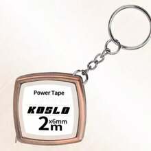 1pc Mini 2M Retractable Tape Measure Keychain, Portable Gift