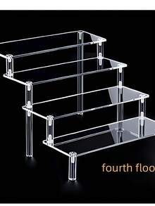 Présentoir en acrylique convenant pour les bouteilles de parfum, les cosmétiques, les petites figurines, les objets de collection, l'affichage de bijoux, le stockage et l'organisation