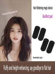 2片装蓬松发垫，发根夹，刘海垫，头发蓬松器，头发蓬松工具，美发配件 - 彩色 - 查看 2