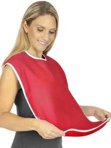 Set de 4 baberos grandes para adultos, baberos de tela tipo toalla para el cuidado de ancianos - Multicolor - Ver 8