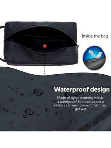 1个定制男士个性化旅行洗漱包，可定制姓名，男士可折叠轻便旅行化妆包，涤纶材质，大容量，带拉链隔层、顶部提手和高品质拉链，是收纳基本美容和剃须用品的理想之选，旅行必备收纳包，送给女友、男友、朋友的理想礼物，旅行收纳神器。 - 彩色 - 查看 5