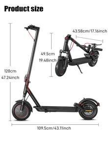 Mankeel E-Scooter For Adults With 350 W Motor Power, Equipped With Robust 10-Inch Solid Rubber Tires, Maximum Range Up To 25 Miles, Speed Adjustable Up To 19 Mph Via App, Dual Suspension System And Electric Disc Brakes, Foldable And Easy To Transport, Ideal For City Commuters, Couples, And Outdoor Activities, Perfect As A Birthday Or Christmas Gift, Thanksgiving Gifts - 350W36V10.4AH - Xem 2