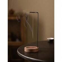 1pc Hanging Incense Burner Creative Line Incense Holder For Home Fragrance & Meditation, Living Room, Bedroom, Study Decoration, Halloween, Spooky, Autumn, Winter, Holiday, Festival Gifts Birthday Graduation - 彩色 - 查看 3