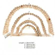 1pc Hamster Climbing Ladder Arch Bridge Toy, Suitable For Small Pets Like Hamsters, Parrots, Chinchillas As Chewing & Gnawing Toy - Multicolor - View 3