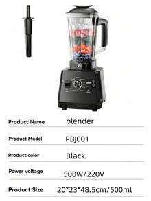 Professional Blender, Smoothie Blender, Maximum 2400W/1000W Blender And Grinder Combination 25000RPM Powerful Blender Kitchen 68 Ounce Container Countertop Blender Ice, Snow Durian Blender, Milkshake, Grinder, Juice, Milkshake - EU E Type Plug(220-240V) - View 5