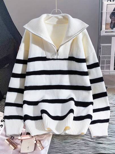 Femmes grande taille col rond manches longues pull décontracté avec détail flocon de neige, convient pour l'automne/hiver et Noël