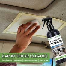 JB-XPCS Car Interior Cleaner, Ceiling Cleaner, Leather Flannel Woven Cloth, Waterless Multi-Purpose Car Dashboard Cleaning Tool - Black - View 12