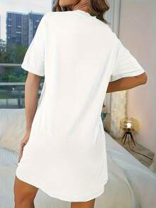 Women's T-Shirt Pajamas. Autumn Clothing   Women's Fall Clothing Winter Women's Winter Clothing   Winter Wear For Women Sleep Wear Women Halloween Costumes Fall Lingerie Set Lingerie Sexy Pajama Sets For Women Pajama Pants Pj Sets For Women Night Gown Women Lounge Sets For Women Pajama Sets For Women Night Gown Vestidos Black, Red, And White Long Black Dress Moo Moo For Women Night Gown Women Vestidos De Mujer Dresses Robes For Women Vestido De Novia Boda Civil Maternity Clothes Pajama Dress Winter Dresses For Women Burgundy  Mushroom Dress Vestidos Elegantes De Mujer Bride Silk Robe Bath Robe Night Gown Women Christmas Pajamas Plus Size Lingerie Goth Pjs Costumes For Woman Fall Clothes Leopard Print Pajama Pants Lace Slip Dress Matching Pajama Set Couple Lounge - trắng - Xem 3