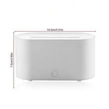 SULVGO Umidificador de chama colorida, difusor de aromaterapia, difusor de fogo de 7 cores, umidificador de névoa com desligamento automático, operação silenciosa, alimentação USB para casa, escritório e quarto