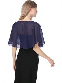 Chiffon Lace Shawls And Wraps For Brides - marino - 查看 6