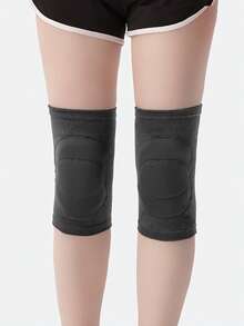 1 件加厚海绵舞蹈护膝，适用于瑜伽、轮滑、排球、滑冰、户外训练运动、防撞护膝 - 彩色 - 查看 9