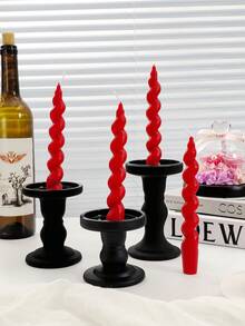 4 Spiral Christmas Candles, Home Decoration Aromatherapy Candles, Including Aromatherapy Candle Set, Christmas Slender Candle Center Decoration, Christmas Home Decoration Paraffin, Home Atmosphere Decoration, Home Candle Holder Gift Suitable For Giving Gifts To Women, Winter Gift Christmas Decorations Room Decor, Christmas Gifts